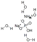 Molecular Structure of 7783-13-3 (Sodium ammonium hydrogen phosphate tetrahydrate)